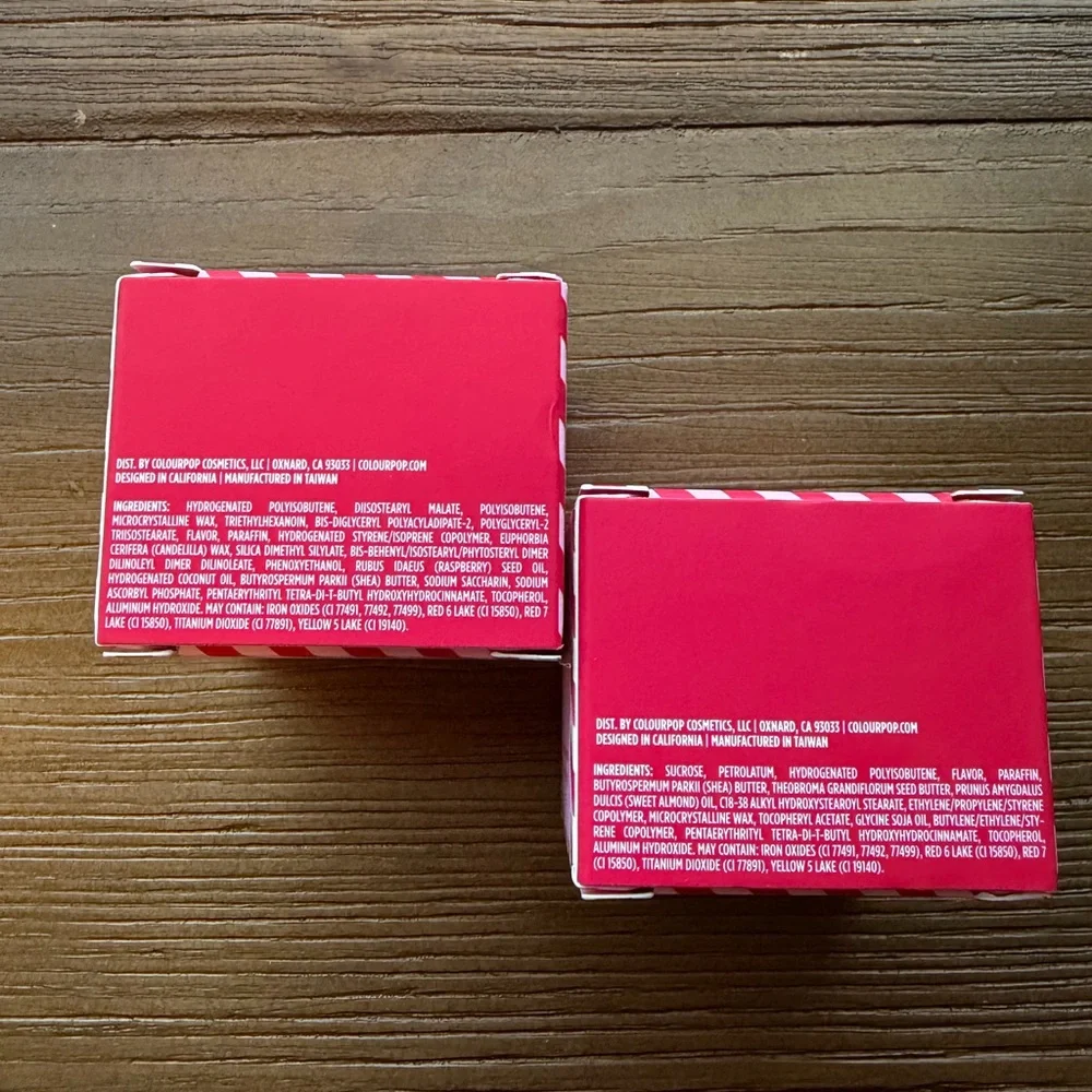 ColourPop Fresh Kiss Candy Cane Lip Mask and Lip Scrub Set